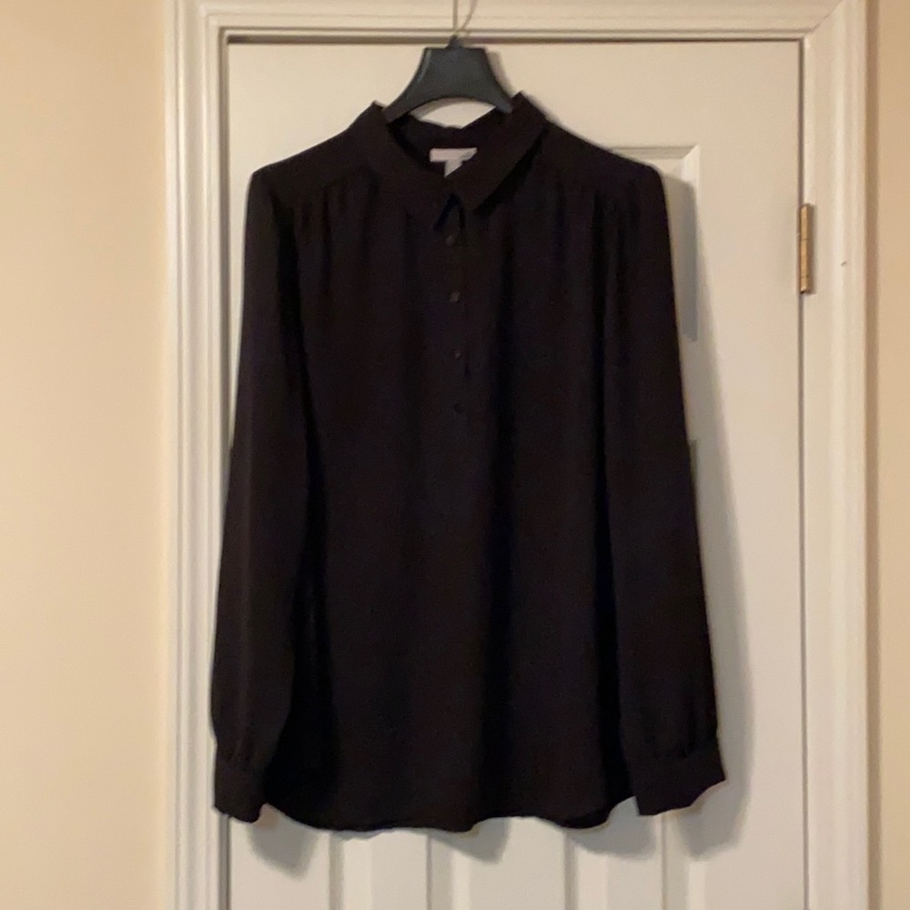 Women’s blouse, black, XL